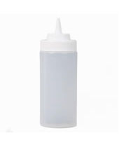 Squeeze Bottle Wide Mouth 16 OZ Clear