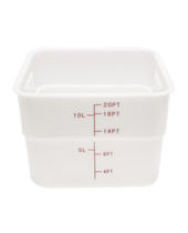 Food Storage Container Polyethylene Square 12 QT NSF