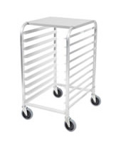Equipment Stand Rack 10 Rows With Aluminum Top