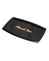 Deluxe Imprinted Tip Tray Thank You (Black)