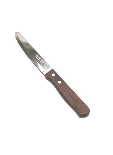 Jumbo Steak Knife Wooden Handle -Stainless Steel 5