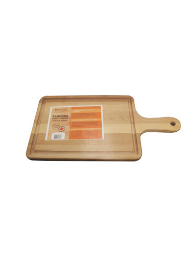 Cutting Board With Groove And Handle 10x20x¾” Maple