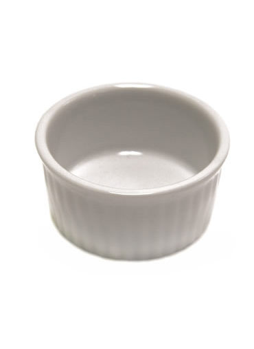 Ramekin White Ceramic 4 OZ 3-1/4
