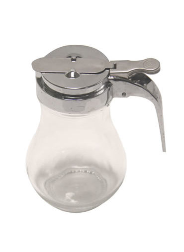 Syrup Dispensers 14 OZ With Chrome Plated Zinc Top And Silicone Gasket