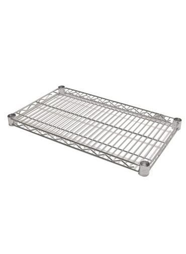 Chrome Commercial Wire Shelving 18