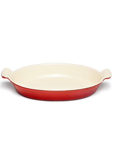 Oval Dish 20Cm Red/Cream 0.5L