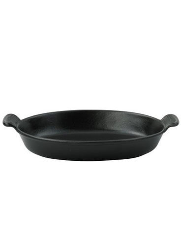 Oval Dish 27.5Cm Black/Black 1.2L