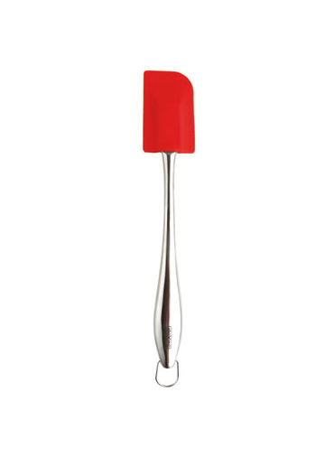 Stainless & Silicone Utensils Spoonula, Red 8