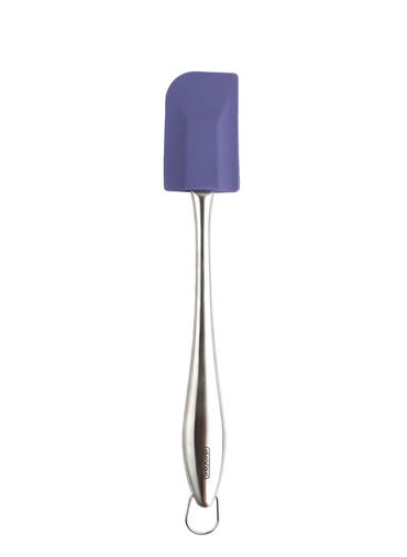 Stainless & Silicone Utensils Spoonula, Purple 8
