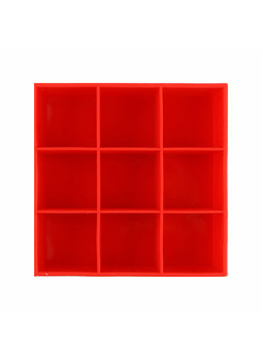 Cube Ice Tray Pack Of 2, Red (4.25