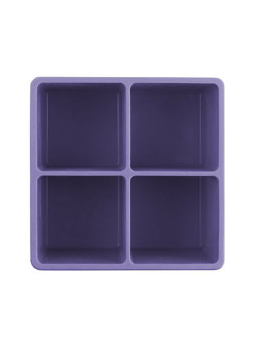 Cube Ice Tray XL Size, Purple (3.75