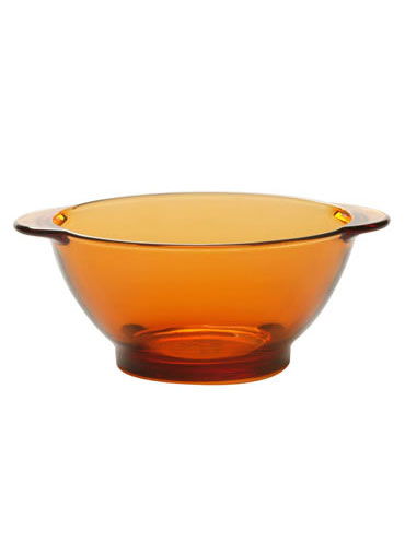 LYS / DX 2000 Amber Bowl With Handles 51 Cl (18 Oz)
