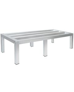 Aluminum Dunnage Rack With 6 Legs 20"x60"x8"