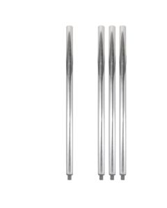 Legs 16GA. Galvanized S/4,1-5/8"x22-1/4",Plastic Feet, For Equipment Stand