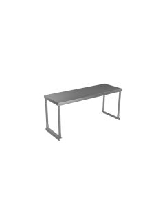 Overshelf Single 12.8"D X 36"L X 15"H, Stainless Steel, 18 Gauge