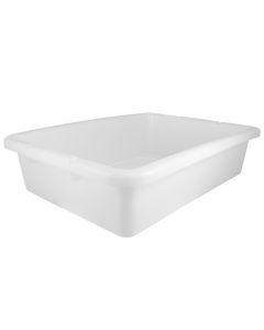 Tote Box White 20"x15"x5" PK/2