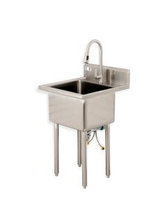 E-Sink, 16ga, 304SS,  16"x18"x13"