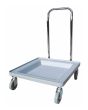 Grey Trolley For Dishwasher With Handle