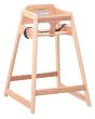 High Chair Wood Natural K.D Height 29''