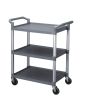 Trolley 3-Tier Size 81.30 x 41.00 x 91.00 CM Grey