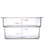 Food Storage Container Polycarbonate Square 2 QT NSF