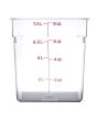 Food Storage Container Polycarbonate Square 12 QT NSF