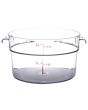 Food Storage Container Polycarbonate Round 2 QT NSF