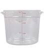 Food Storage Container Polycarbonate Round 6 QT NSF