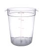 Food Storage Container Polycarbonate Round 8 QT NSF