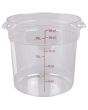 Food Storage Container Polycarbonate Round 18 QT NSF