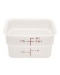 Food Storage Container Polyethylene Square 2 QT NSF