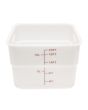 Food Storage Container Polyethylene Square 12 QT NSF