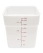 Food Storage Container Polyethylene Square 18 QT NSF