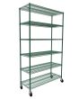 Epoxy Zinc Wire Rack 6 Shelves 76