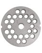 Meat Plate #22 For Meat Grinder, 10mm, Stainless Steel