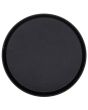 Fiberglass Black Round Tray Non-Slip 14