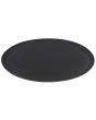 Tray Oval Non-Slip Fiberglass Black 26 7/8