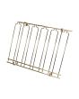 Overhead Glass Racks 8 Channels 18''x36''x4'' Brass