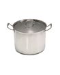 Deep Stock Pot 9.2 Qt, 24cm 3 Ply S/S With Cover