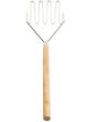 Potato Masher 24'' Wood Handle Square Head 5x5