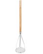 Potato Masher Round Wood Handle  5