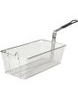 Fryer Basket Nickel-Plated Black PVC Handle 12-1/8