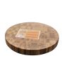 Round Butcher Block 18x2” Maple