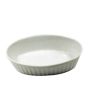 Baking Dish Oval White Ceramic 9 OZ 6 x 4-1/8 x 1-1/2