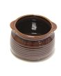 Onion Soup Bowl Brown Ceramic 16 OZ