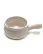 Onion Soup Bowl 12 OZ White W/ Handle