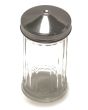 Sugar Dispenser 12 OZ Glass Jar S/S 18/8 Central Pour Cover Top