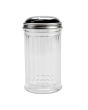 Sugar Dispenser 12 OZ Glass Jar SS 18/8 Side Flap Top