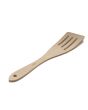 Narrow Plain Extra Curved Spatula Slotted 12'' / 30CM