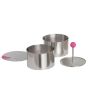 Round Food Molding Set 4 Pieces 3.5